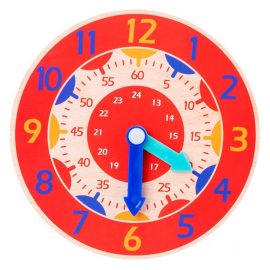 Children Montessori Wooden Clock Toy