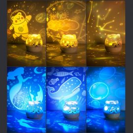 Star Projector Light Colorful Music LED Night Lights For Kids