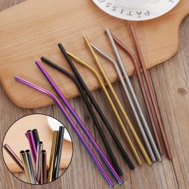 Multicolour Reusable Stainless Steel Straws