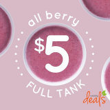Full Tank All Berry Smoothie $5 (Originally $7.90) @ Tank Juice