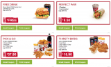 KFC – Latest Deals Coupons