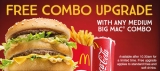 Big Mac Free Combo Upgrade